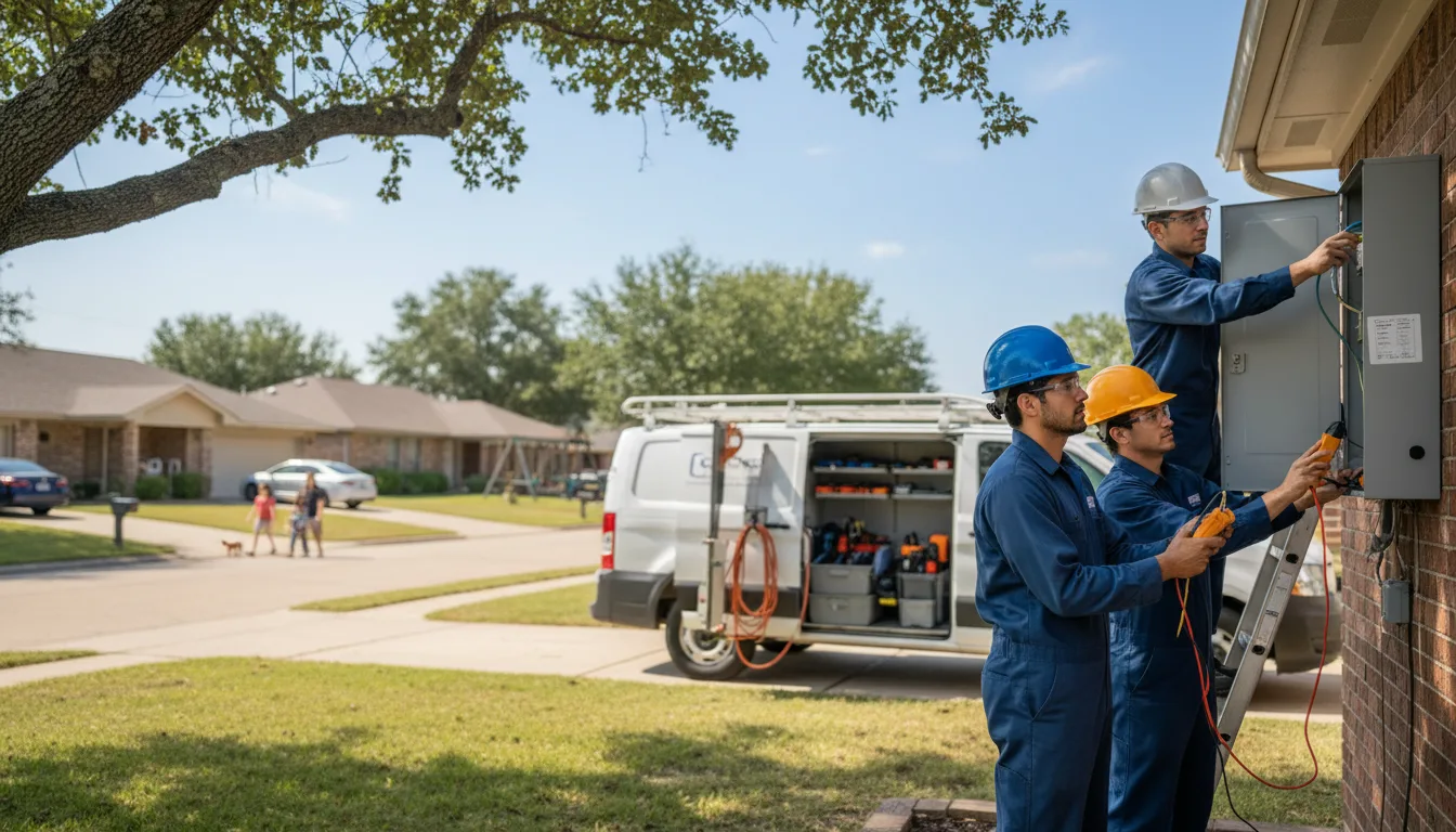 Certified electrician providing emergency electrical services in Kiester, MN